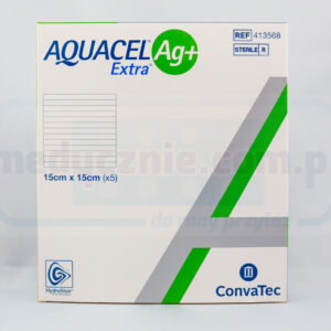 Aquacel Ag Plus Extra 15*15cm obvaz se stříbrem 1ks